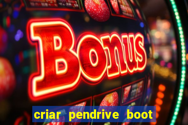 criar pendrive boot windows 10